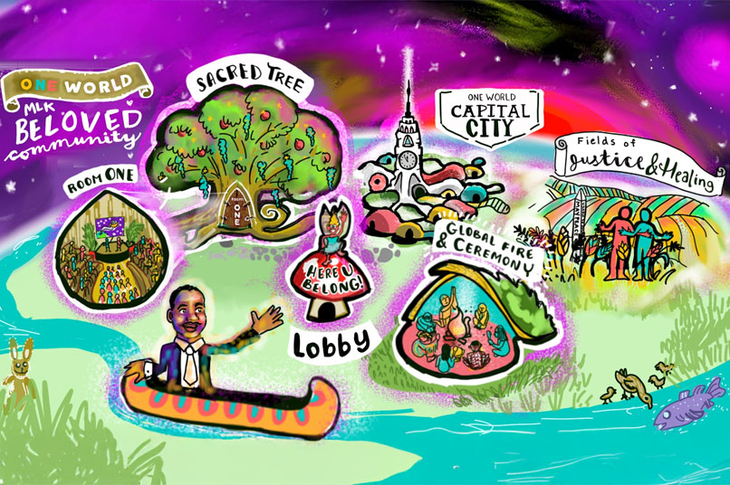 February 2023 MLK Beloved Community Convergence map